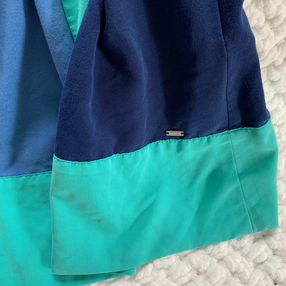 Girls TOMMY HILFIGER Colorblock Sleeveless Dress (Blue/Green) 7 - Picture 4 of 8